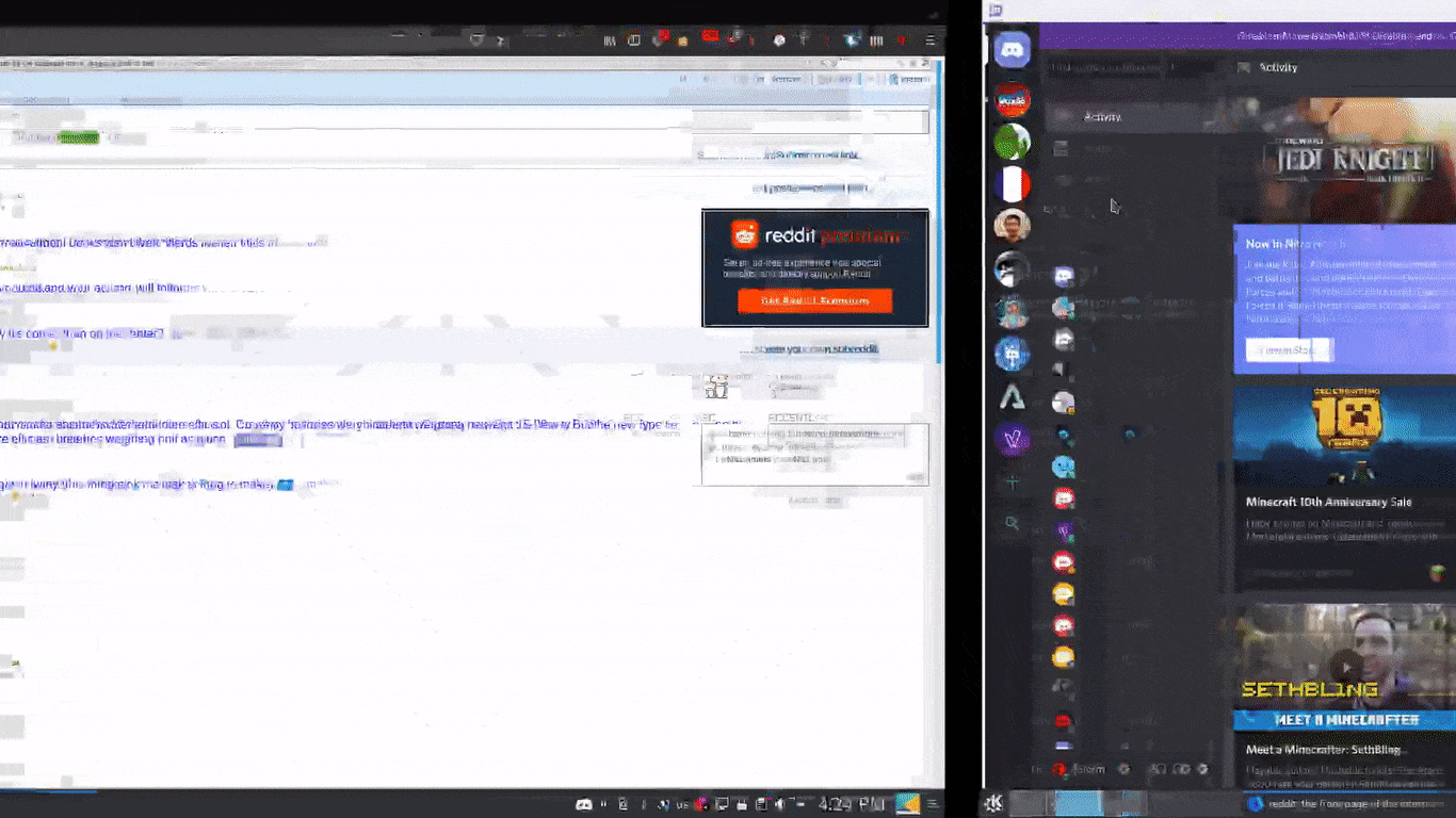 A GIF of me just switching between desktops extremely quickly.